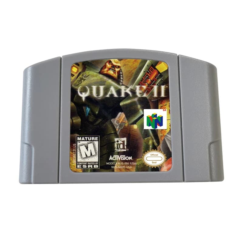 Quake II - Jeu vidéo 64 bits version américaine, cartouche de jeu pour console N64