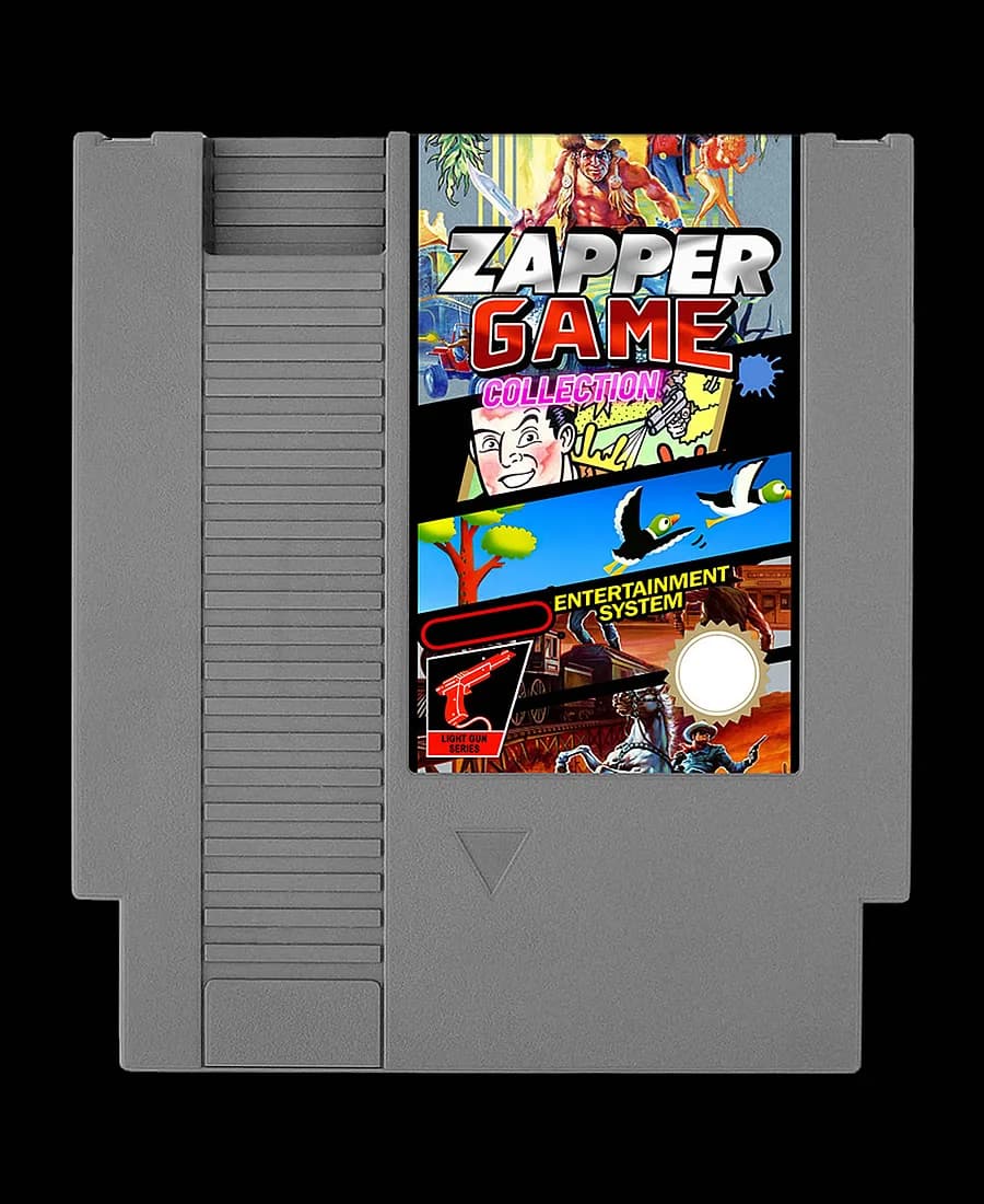 Collection de jeux Zapper 20 en 1, cartouche de jeu pour console NES, cartouche de jeu vidéo 72 broc