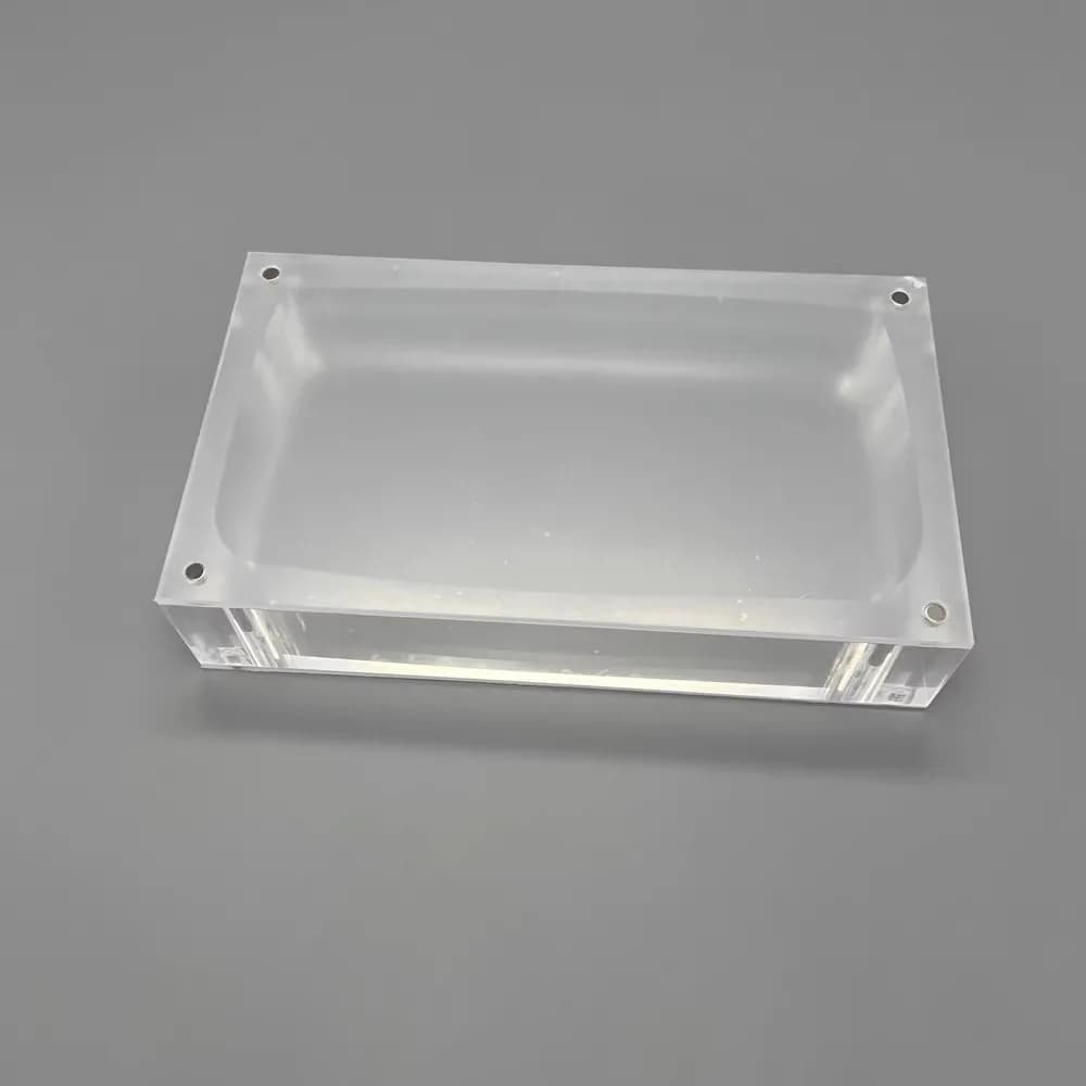Boîtier transparent en acrylique pour console de jeu, boîte de rangement avec couvercle à aspiration