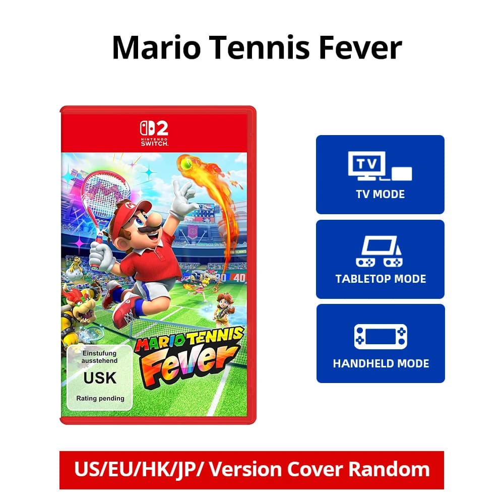 Offres de jeux Nintendo Switch 2 - Mario Tennis Fever - Carte de jeu physique Nintendo 100% orig