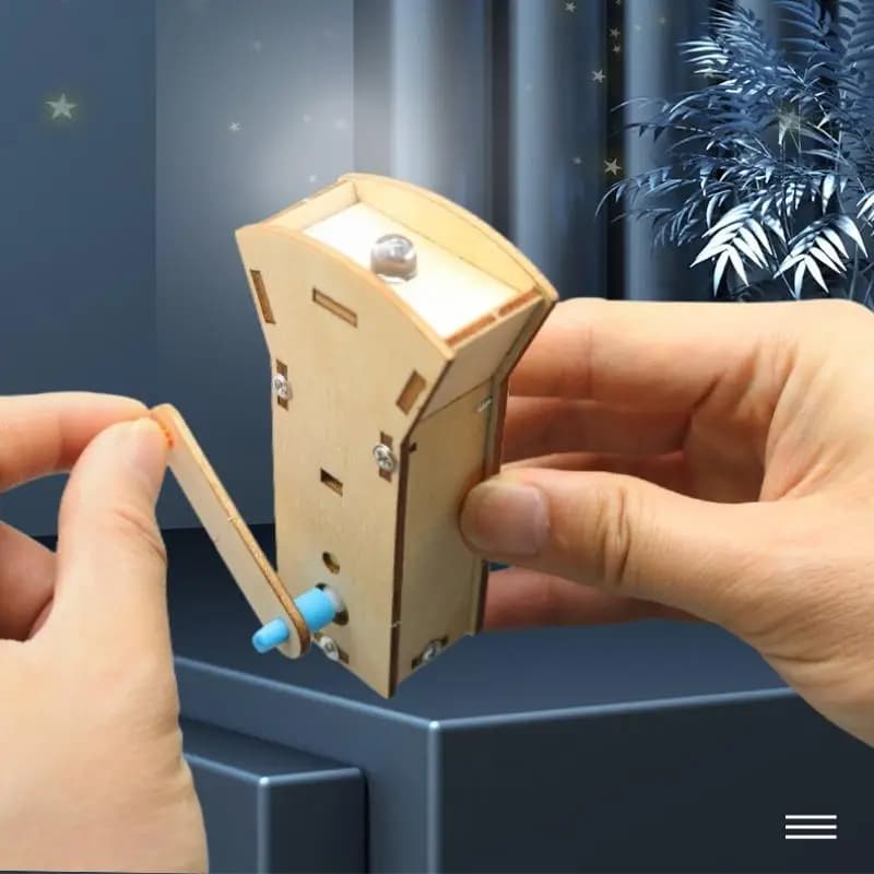 Kit d'expérimentation scientifique pour enfants, jouets à base de physique pour lampe de poche à mai
