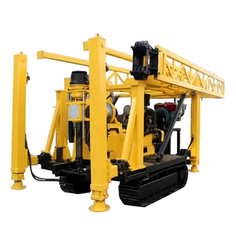Machine de forage de puits d'eau, de carottage de noyaux et de carottage de sol pour l'exploitation