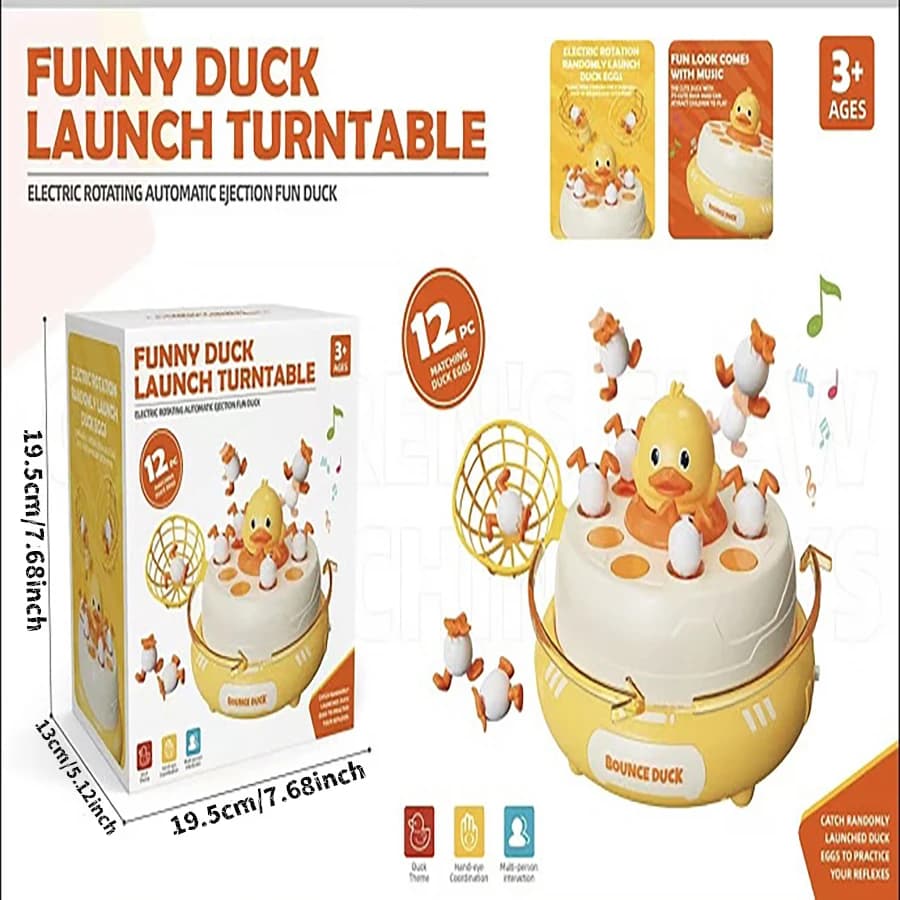 Jeu de société de canard rebond et attraper pour enfants, entraînement de canard volant, Coordinatio