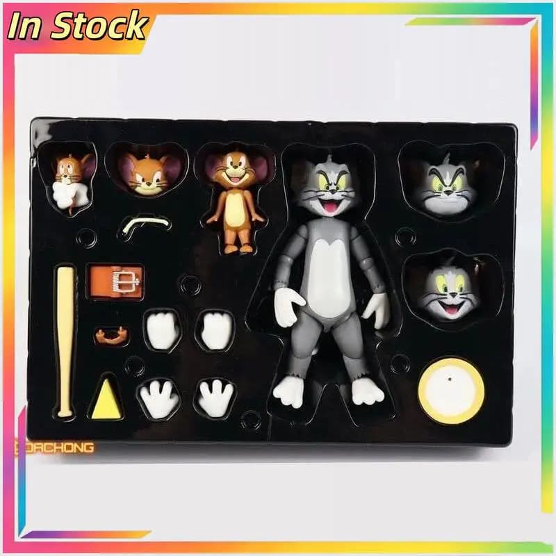 【 En stock 】 Big Saint Model GT Animation Tom and Jerry, figurine mobile Tom et Jerry, collection de