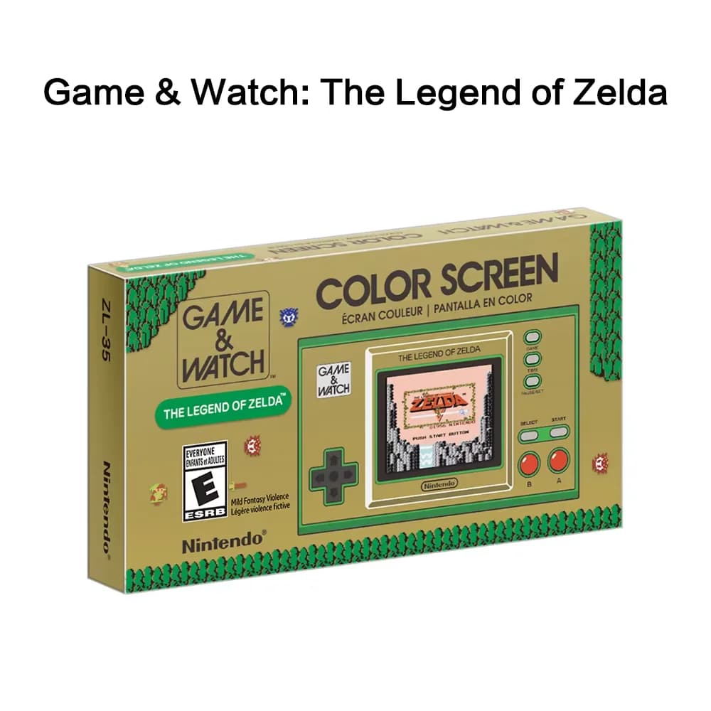 Nintendo Game & Watch The Legend of Zelda Série 3 définissant les jeux Écran LCD 2,36 pouces Adventu