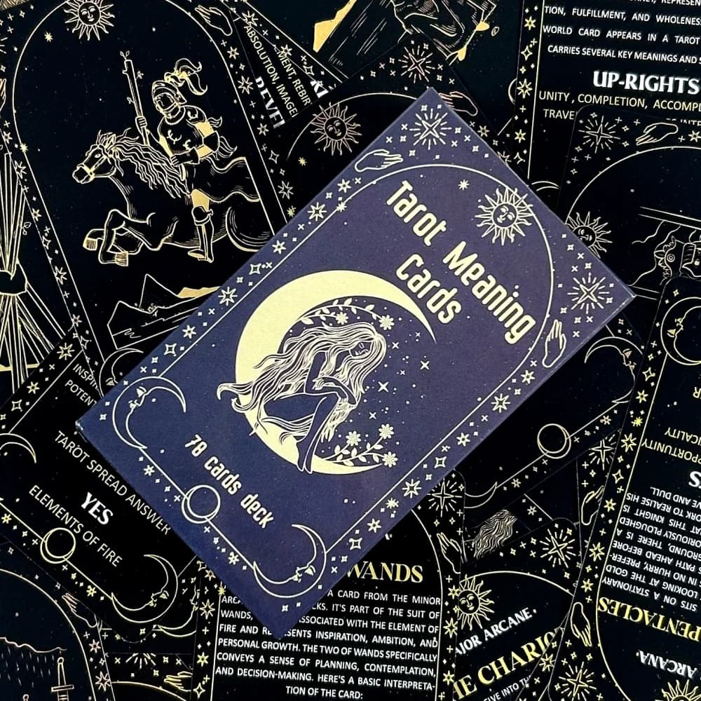 Cartes de tarot, jeu de 78 cartes, édition anglaise Visions Divination, jeu de société pour débutant