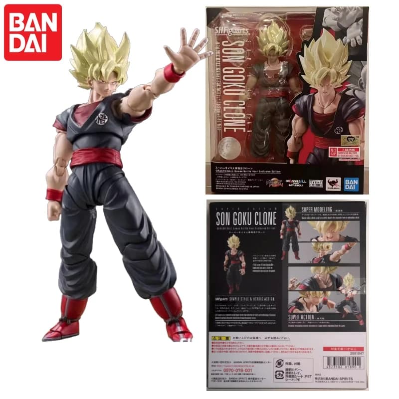 En stock ! Figurines d'action originales Bandai SHF Dragon Ball Fighter Z DRAGON BALL Games Battle H