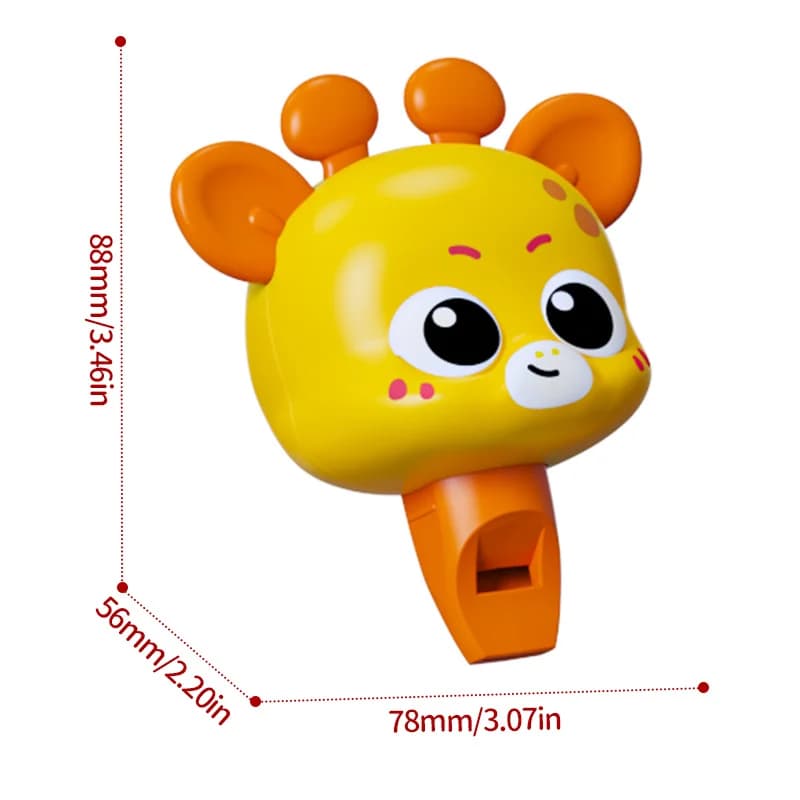 Jouet interactif girafe avec ventouse, 360 ° Rotation, ABS - Jouet de développement de la motricit