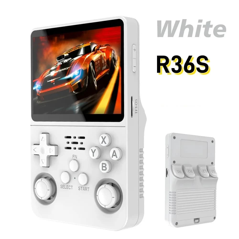 Console de jeu vidéo portable rétro R36S, système ARKOS, écran IPS de 3,5 pouces, lecteur vidéo port