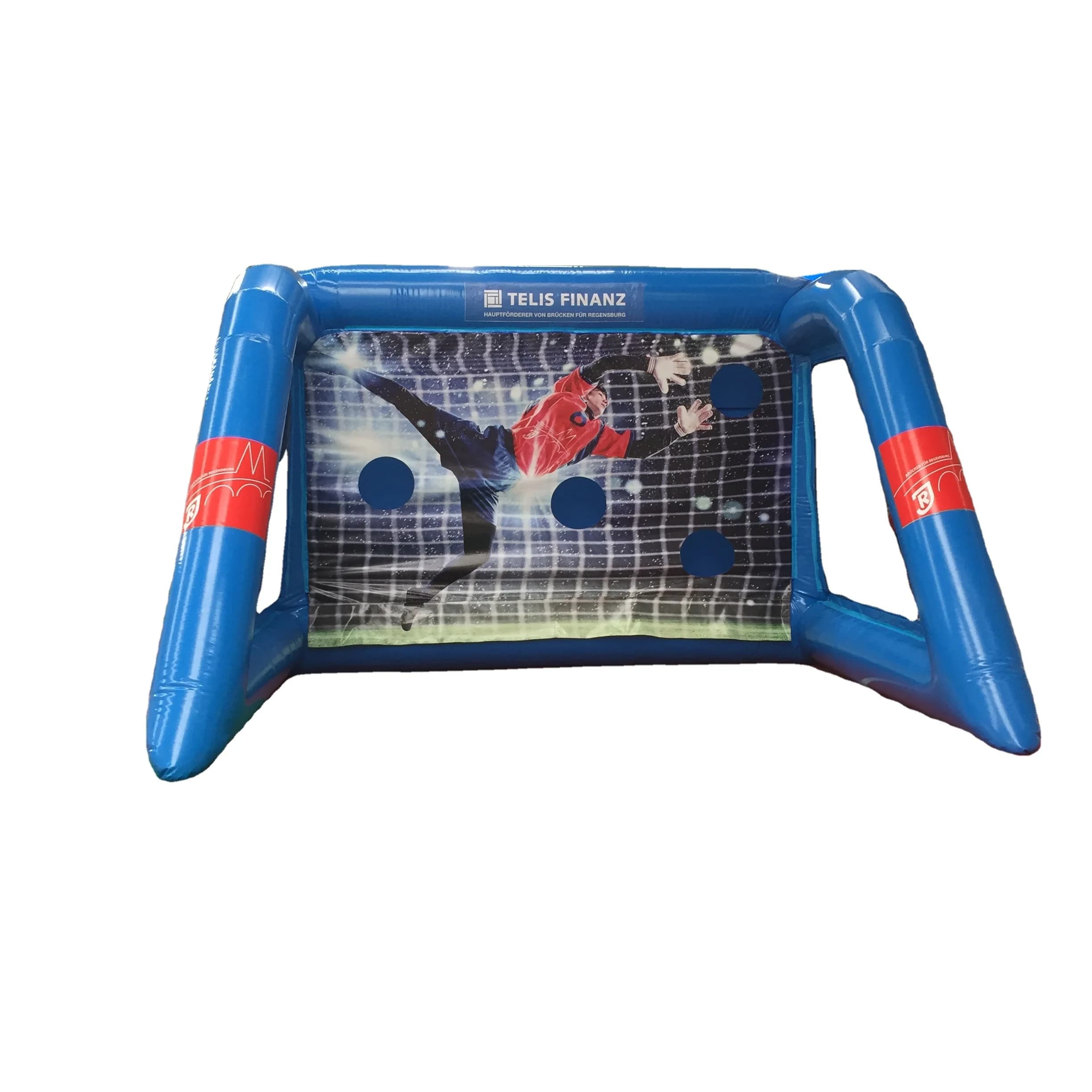 Tir à la pénalité, Cage de vitesse de Football gonflable, but de Football avec cible de tir, Promoti