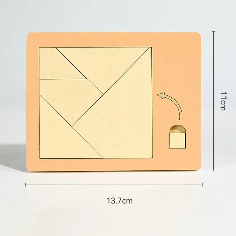 Puzzles géométriques en bois défi Impossible combustion du cerveau décompression esprit casse-tête P