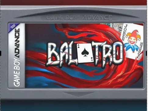 Carte de jeu Balatro gba fabriquée par carte flash