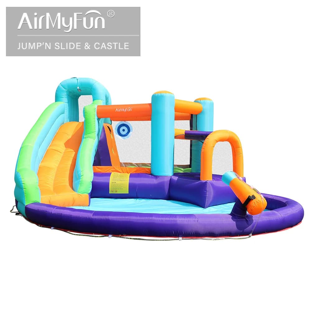 Trampoline gonflable, toboggan, équipement de terrain de jeu pour enfants, maison coquine, château g
