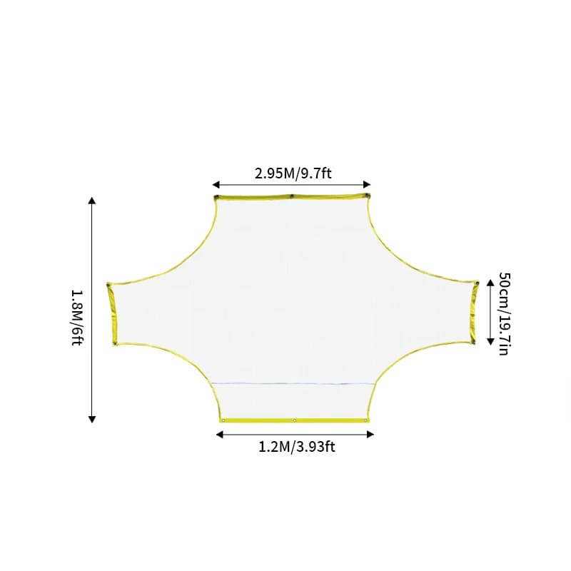 Filet de but de tir pour pratique de football, 1 pièce, 5 personnes, 7 personnes, 11 personnes, file