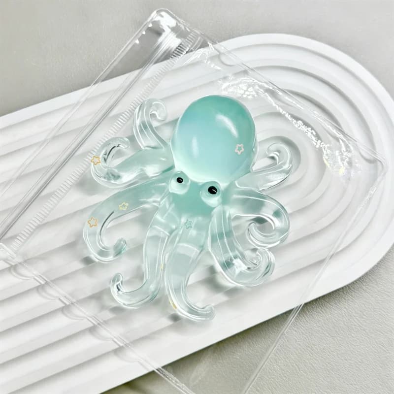 Jouet sensoriel pieuvre scintillante multicolore, sûr, non toxique, anti-stress, anti-anxiété, pour