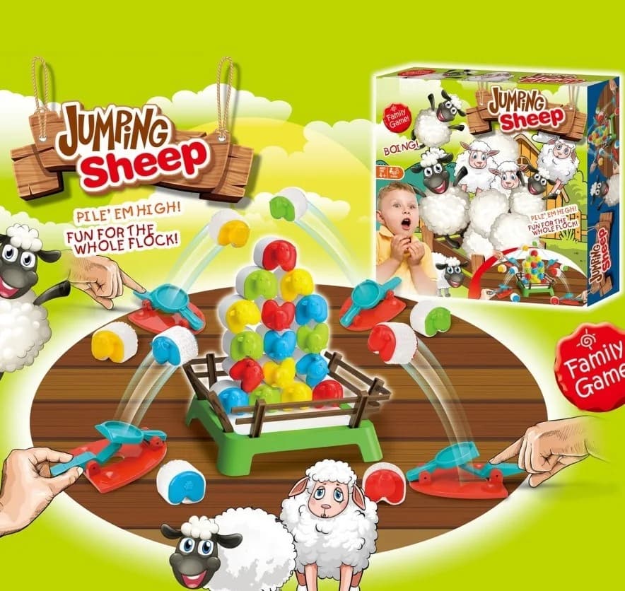 Elin Little Sheep-Puzzle coule, jouet d'équilibre, coordination œil-main, parent-enfant