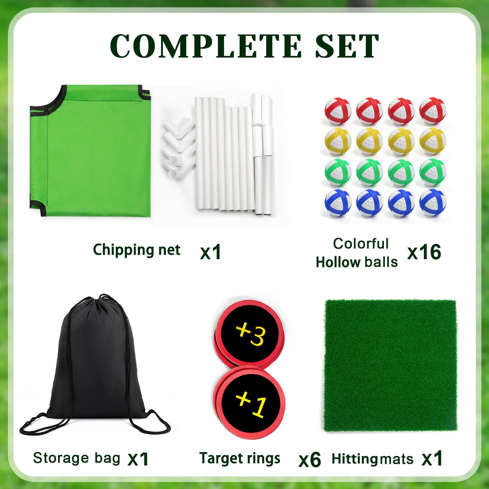 Ensemble de jeu de golf familial, intérieur/extérieur, facile à assembler, cadeau de loisirs interac
