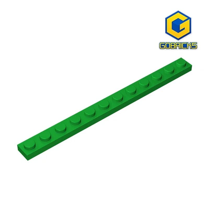 Gobricks GDS-508 plaque 1x12 compatible avec lego 60479 pièces de blocs de construction bricolage po
