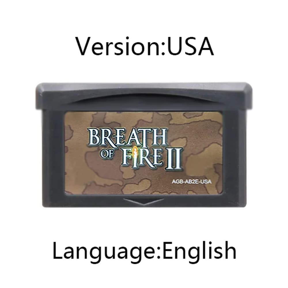 Cartouche de jeu GBA 32 bits, carte de Console de jeu vidéo Advance Wars Breath of Fire, série DOOM