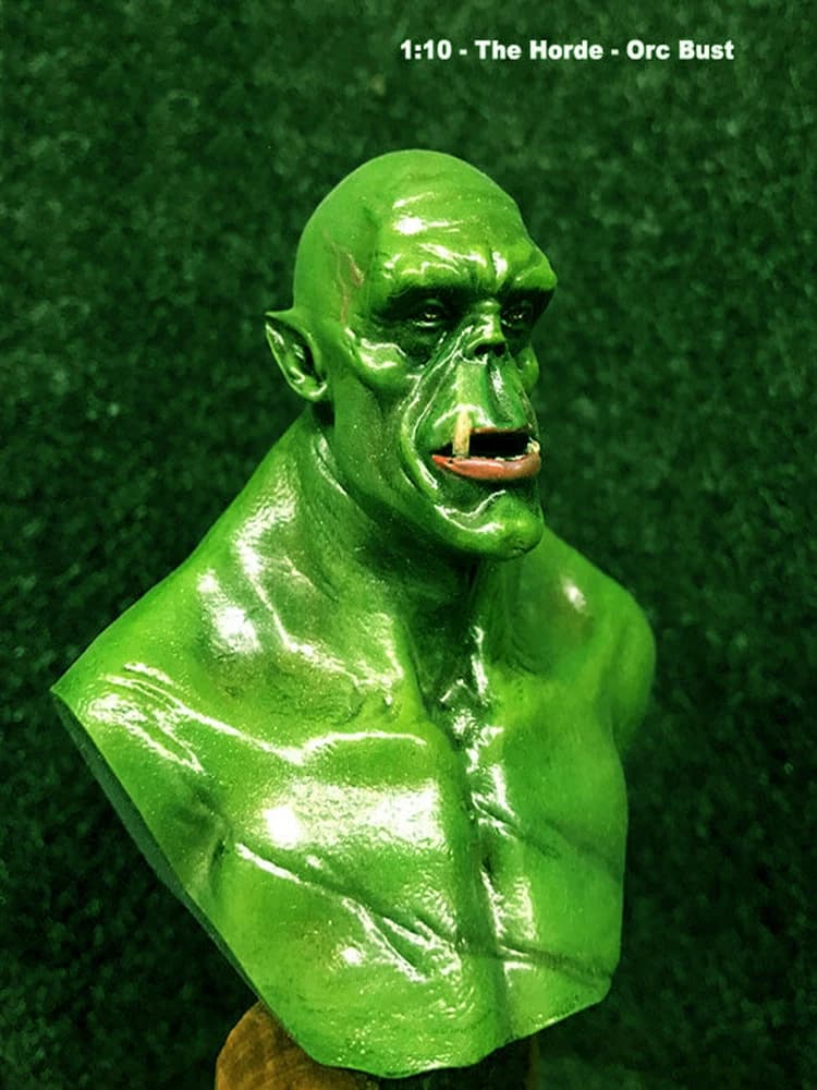 Kit de buste Orc en résine, non assemblé, la Horde, jouets de bricolage, modèle en résine non peinte