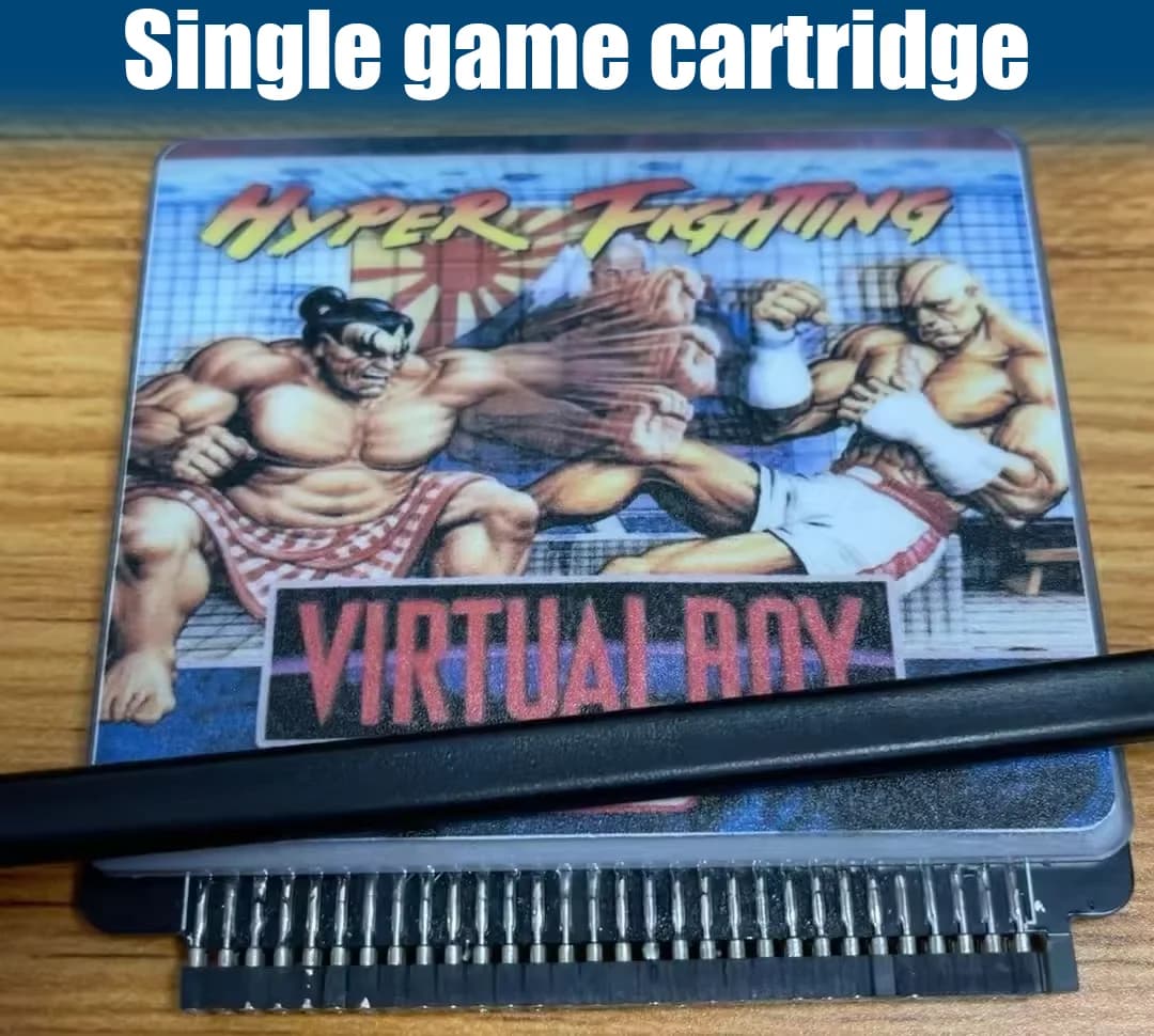 Cartouche Virtual Boy 16-en-1, Cartouche Hyper Fighting, Cartouche Multi-Jeu avec Sauvegardes Indépe