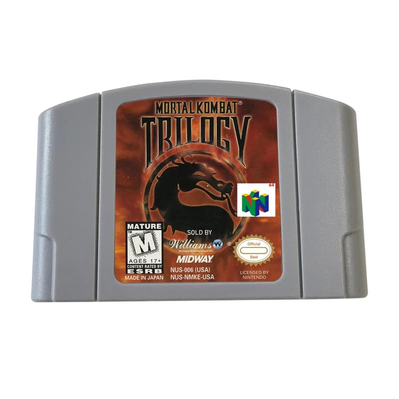 Mortal Kombat Trilogy - Jeu vidéo 64 bits version américaine, cartouche de jeu pour console N64