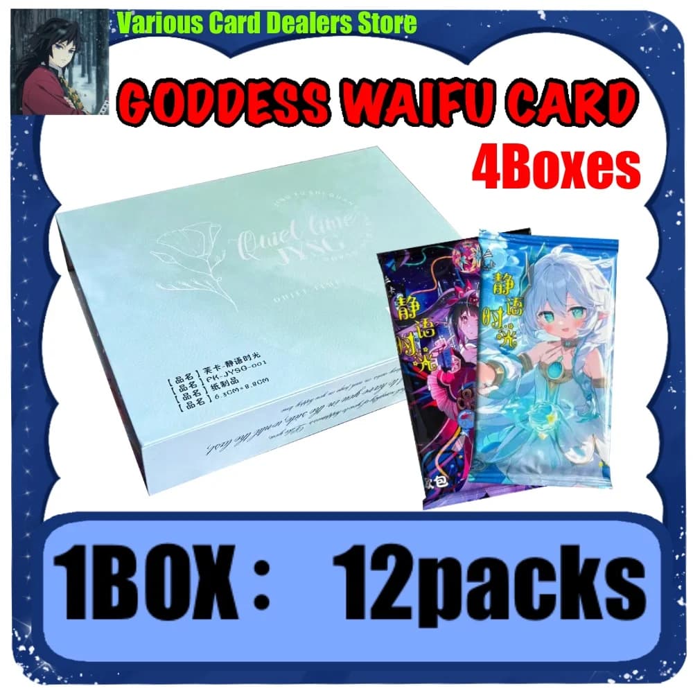 Collection de cartes à collectionner Goddess Story Anime Waifu, jeu de cartes à collectionner pour c