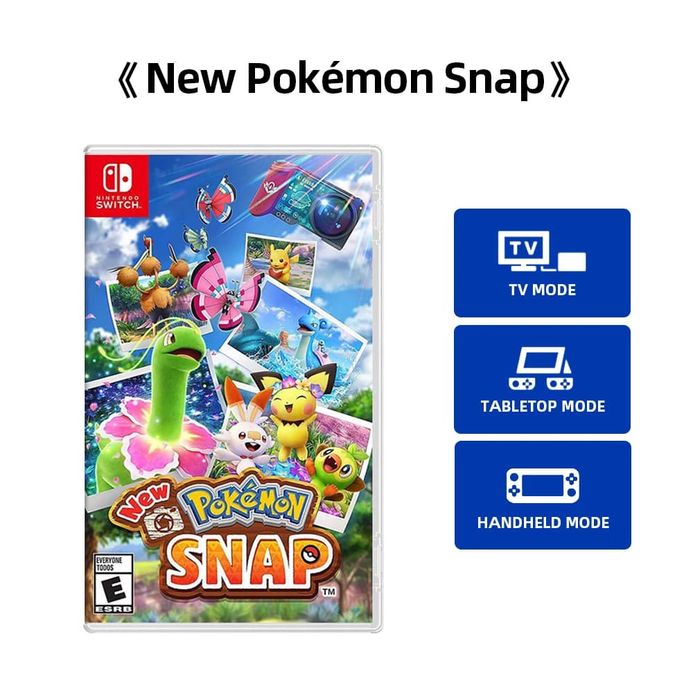 Original nouveau Pokemon Snap Nintendo Switch offres de jeu Original simulateur de carte de jeu phys