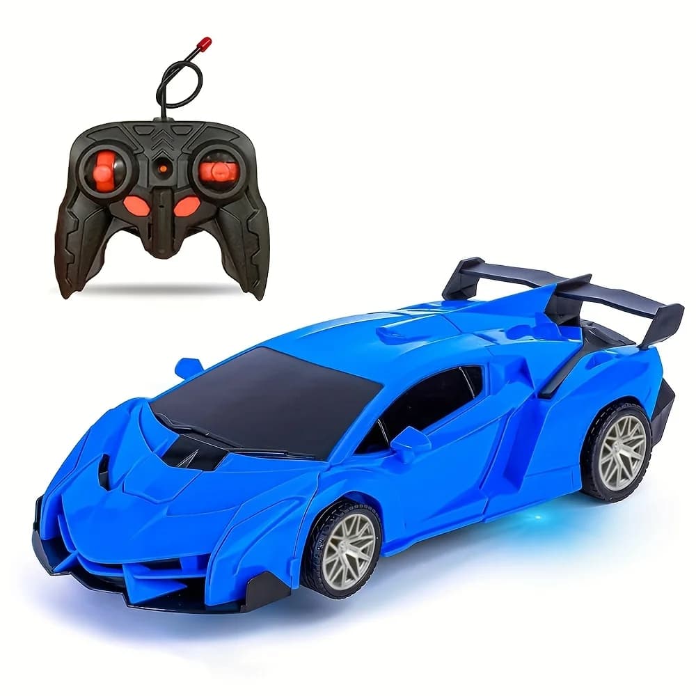 Voiture télécommandée pour enfants, transformation à un bouton 360 ° Véhicule jouet à dérive, voit