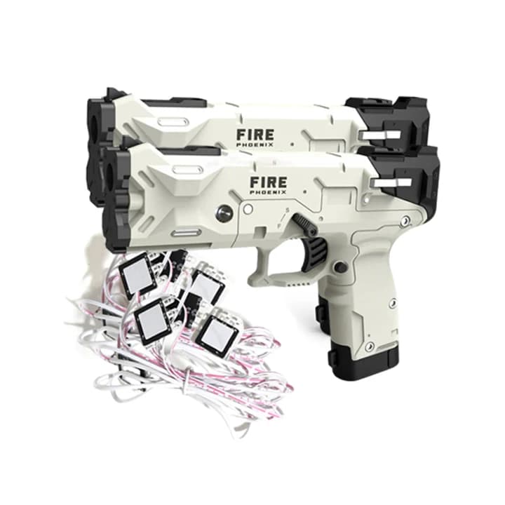 Pistolet lumineux électromagnétique sans fil 2p GUN4IR avec recul, adapté aux simulateurs de jeux de