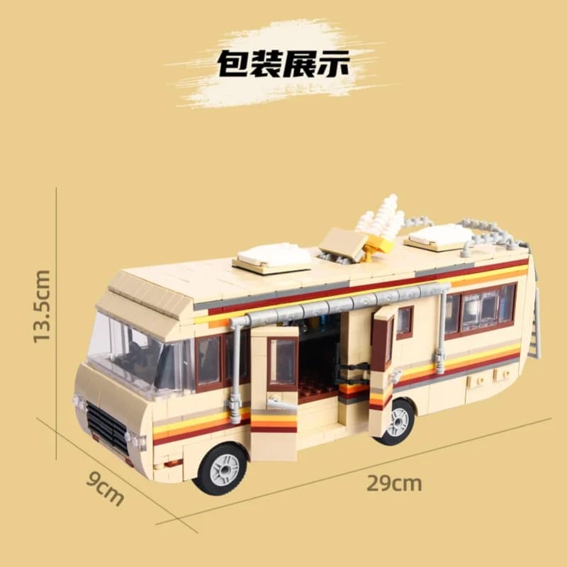986 pièces technologie Breaking Bad blocs de construction jeu de film Bus véhicule recueillir modèle