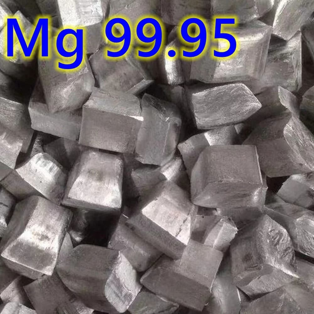 Bloc de magnésium de haute pureté, bloc de métal Mg, 1 kg pour études en laboratoire
