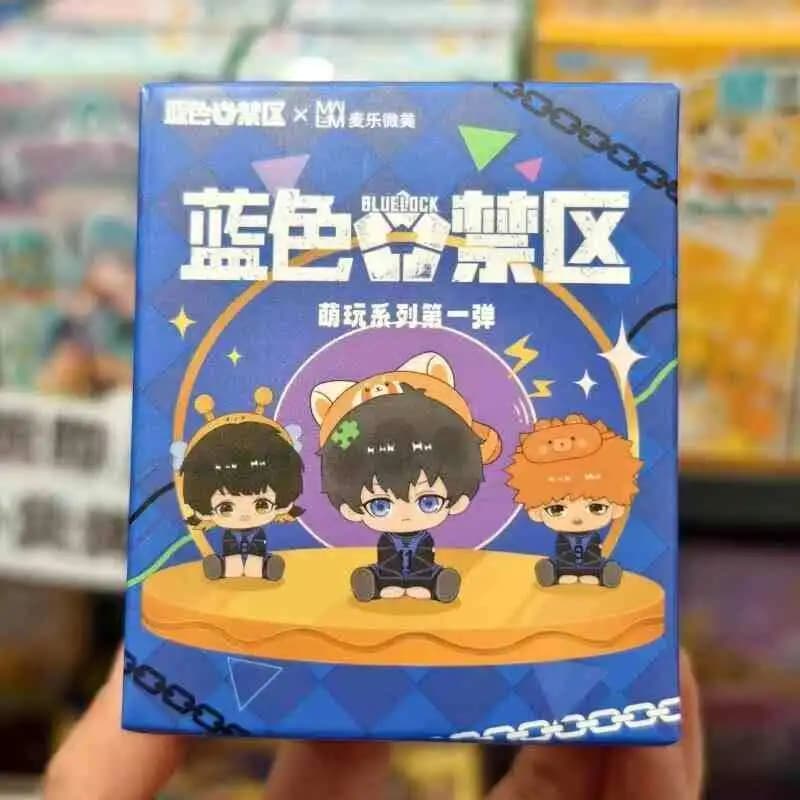 Boîte Mystère de la Série Adorable Blue Lock : Figurines Q Version, Jouets Créatifs de Dessins Animé