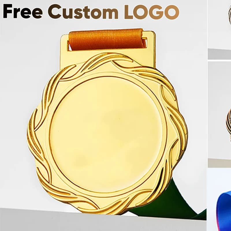 1 pièces personnalisation gratuite jeux de sport universels médaille en métal compétition liste Bron