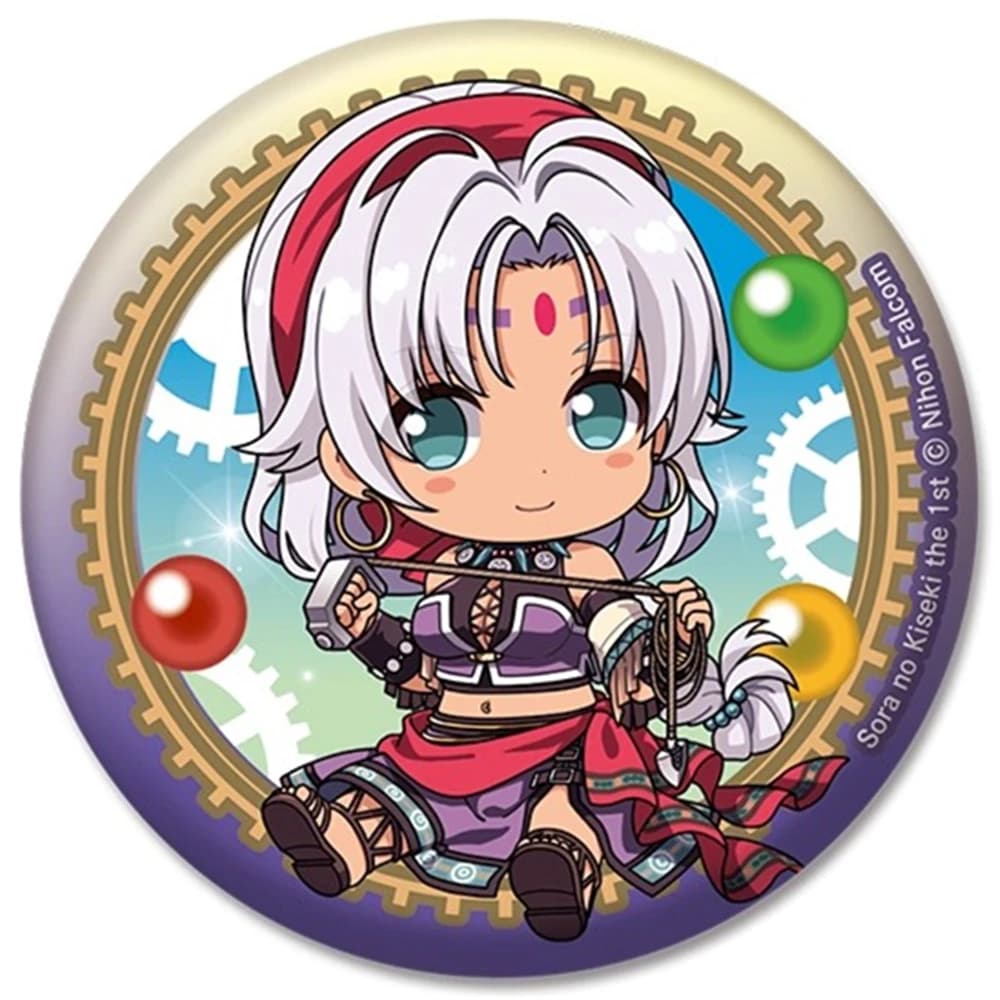58mm jeu la légende des héros VI Estelle brillant Joshua lumineux Cosplay COSTUME Badge broche SPTE