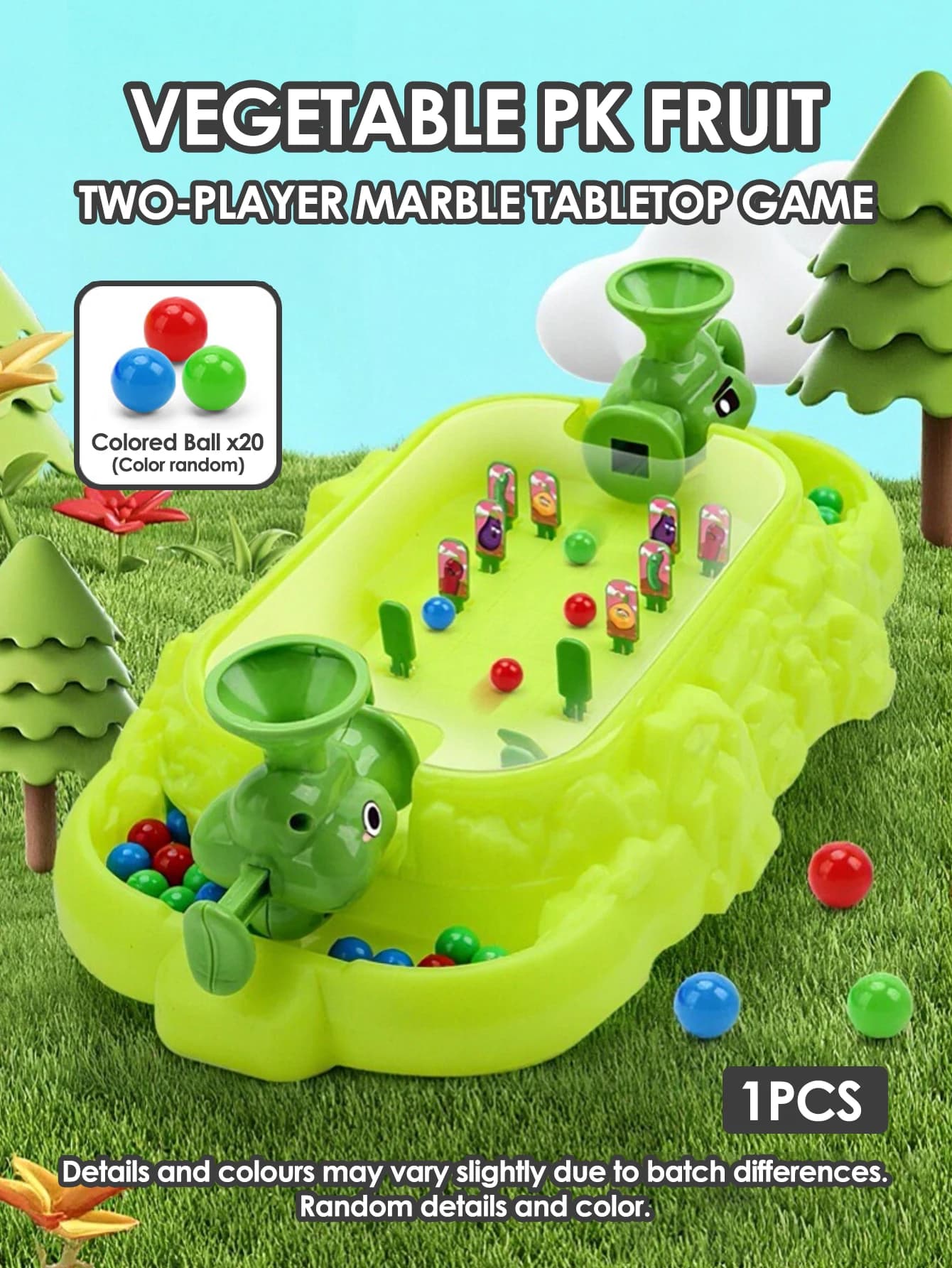 Machine à flipper végétal pour enfants, jeu de bureau de tir, jouet de combat interactif pour deux p