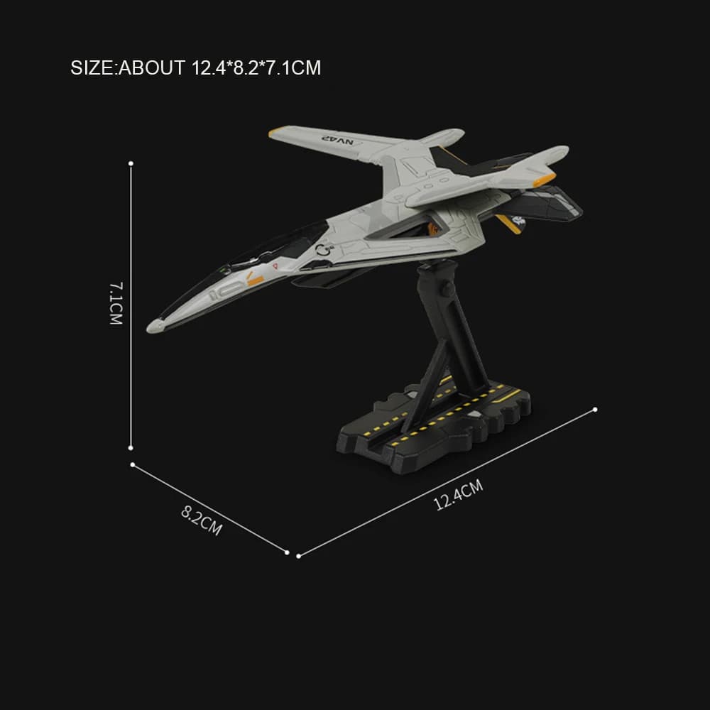 Modèles d'avions de chasse aérospatiaux Xuannv à l'échelle 1:72 et 1:200, en alliage simulé, du proj