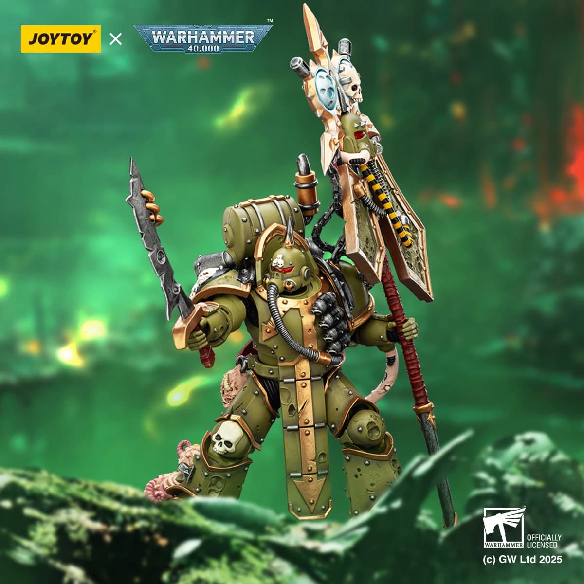 Figurine d'action de collection JOYTOY Warhammer 40K 1/18 ultra-réaliste avec gestes de main interch