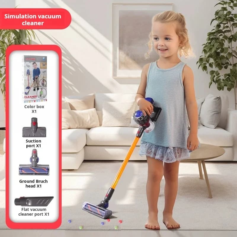 Aspirateur électrique pour enfants, Simulation de charge, travail ménager, collecteur de poussière,