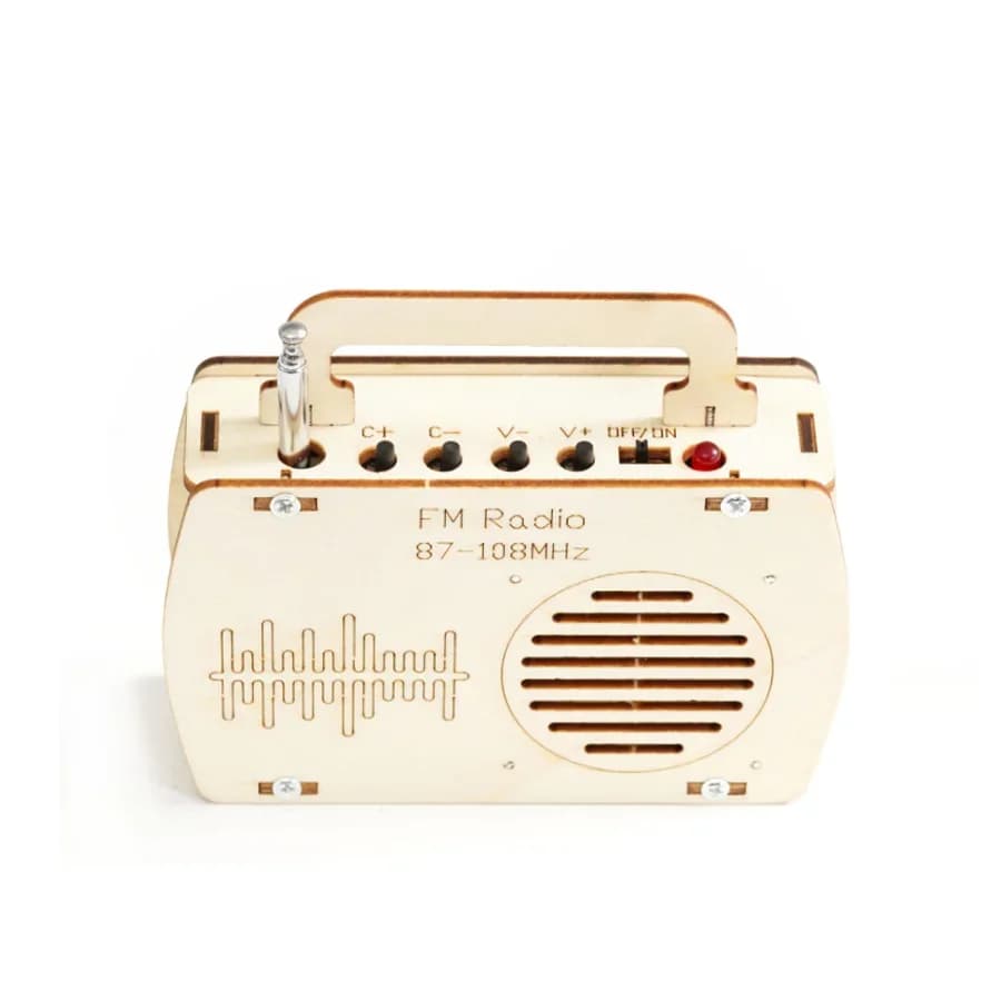 Kit de tige de modèle Radio FM, bricolage, outil d'expérimentation, jouet scientifique, éducatif, am