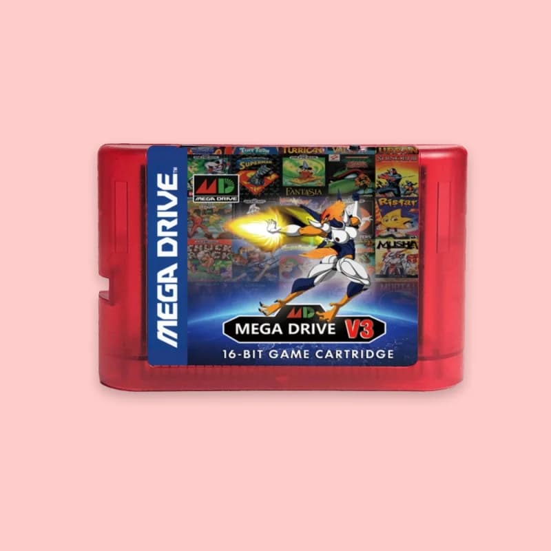 Mega Drive V3.0 Pro 3000 en 1 EDMD Remix MD V3 cartouche de jeu pour Console de jeu SEGA US/JP/EU 16