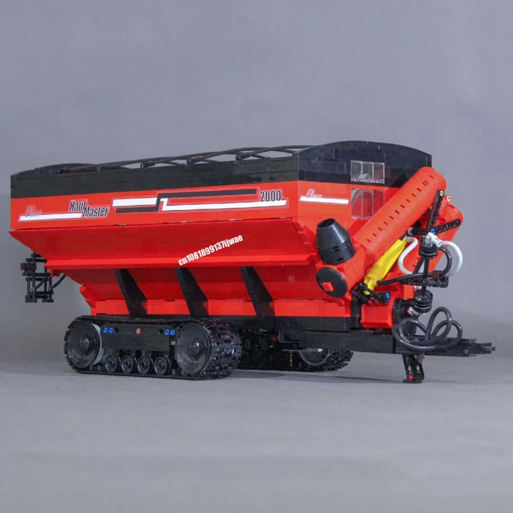MOC RC Farm QuadTrac 620 tracteur et Elmer HaulMaster 2000 benne remorque bricolage idées créatives