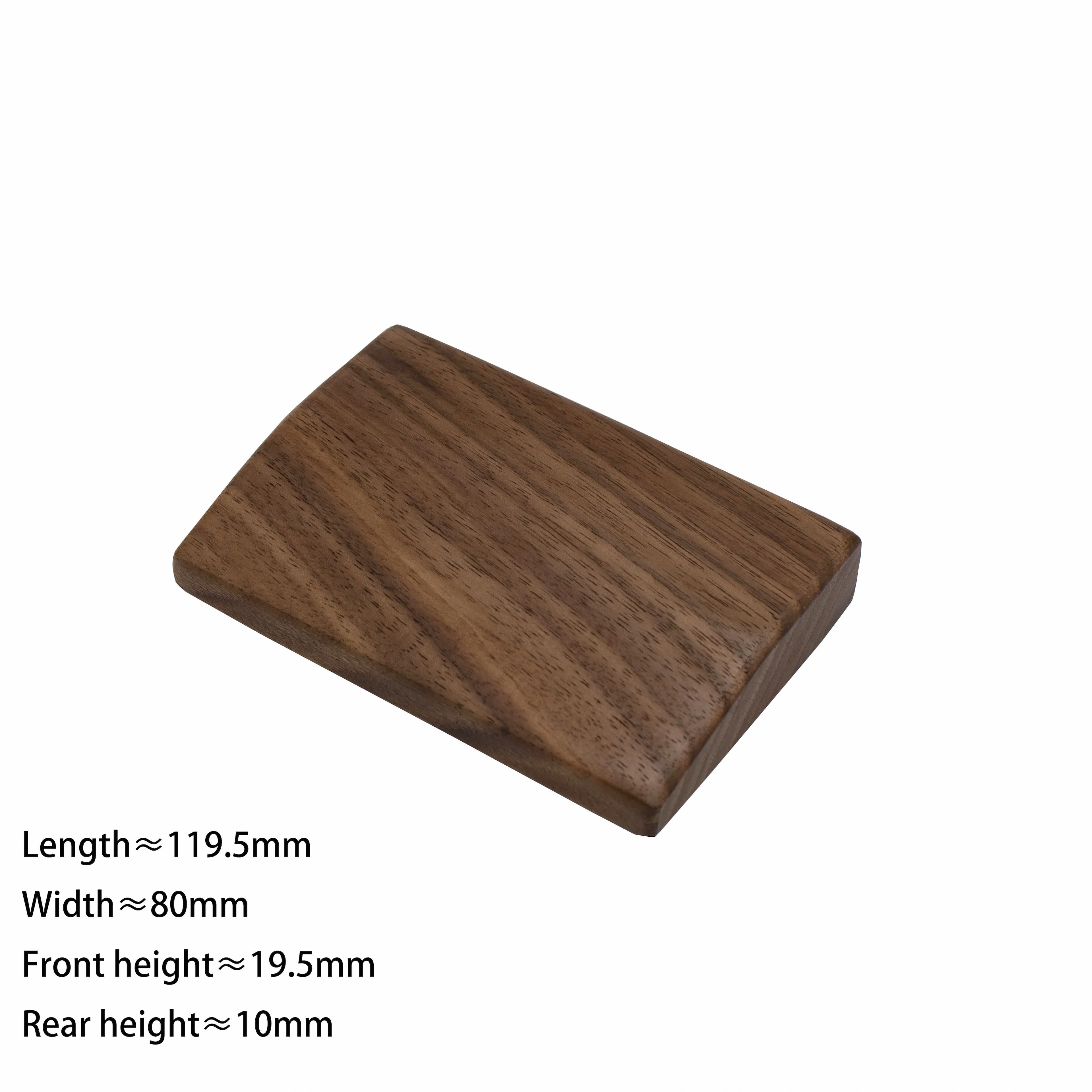 Repose-poignet en bois de noyer personnalisé, repose-poignet en bois massif, accessoires de jeu de b