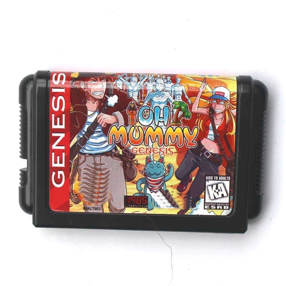 Carte de jeu Oh Mummy 16 bits MD pour consoles Sega MegaDrive Genesis 16 bits