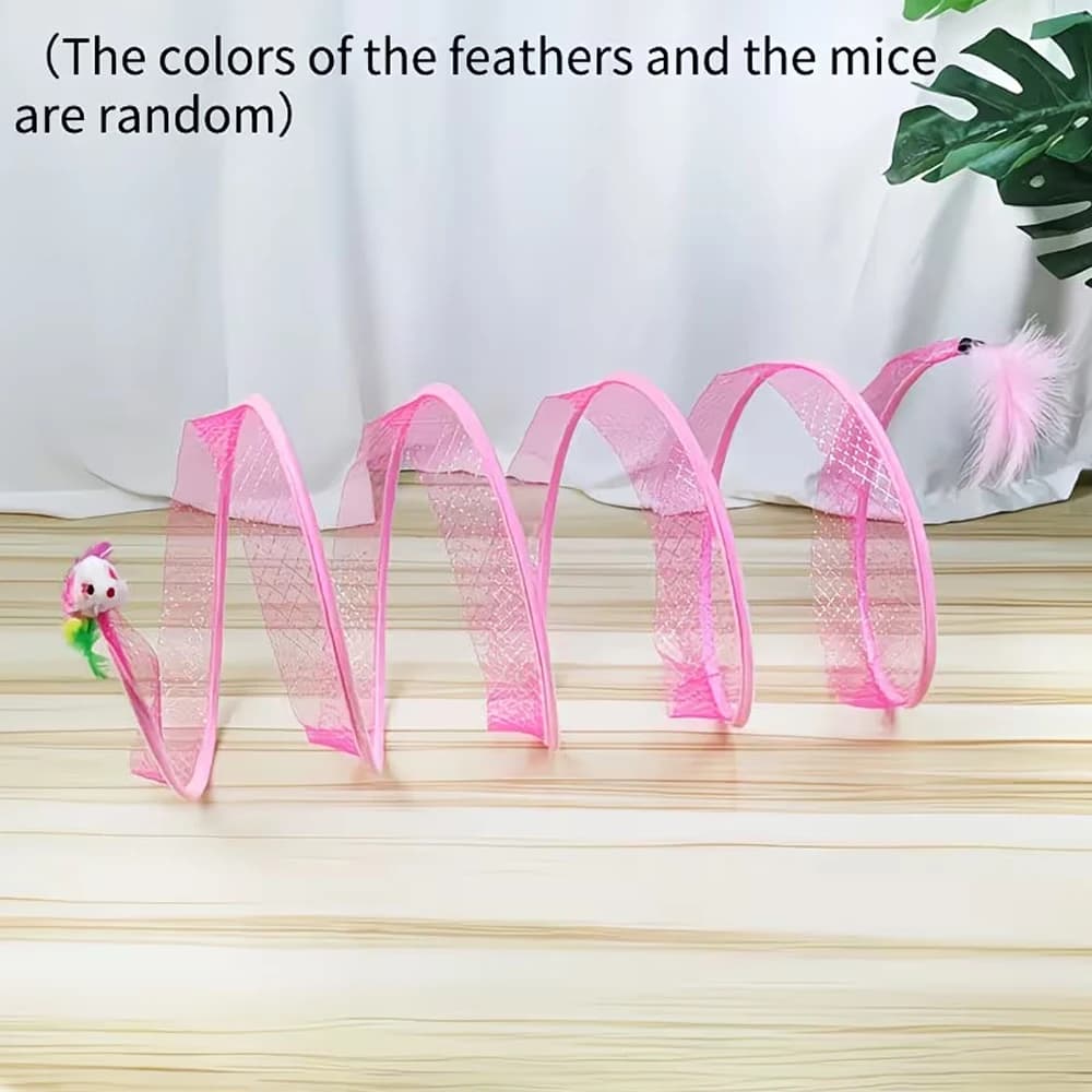 Tunnel interactif pour chat, un canal de jeu amusant conçu spécifiquement pour les chats, avec des p