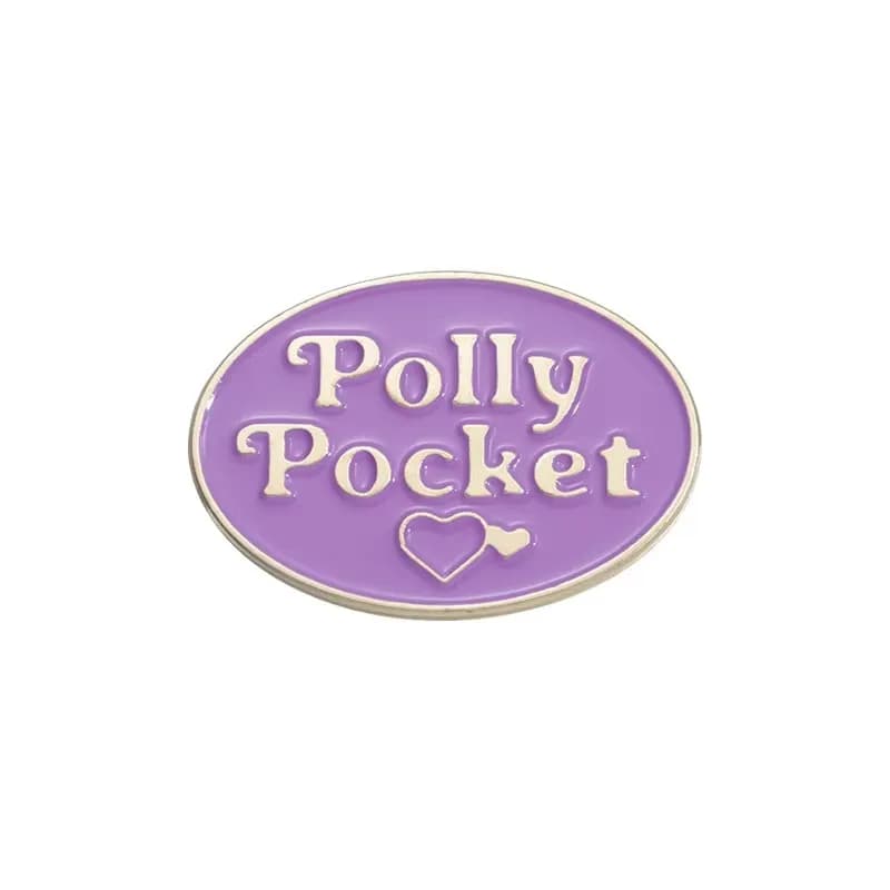 Porte-clés pendentif Polly Pocket, mini-jeu vintage, jouet de collection pour femme, accessoire de m