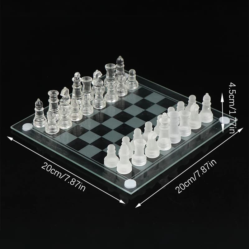 Jeu explorez ecs anti-casse en verre cristal acrylique, pièces explorez ecs élégantes, jeu de sociét