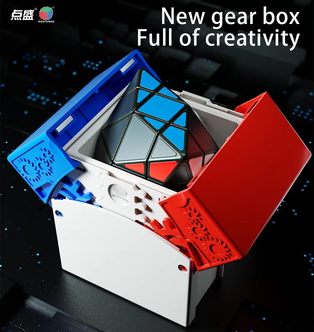 Diansheng SiJiaoZhui Cube magique Puzzle classique SJZ Puzzle de vitesse Cubo Magico Cube magique to