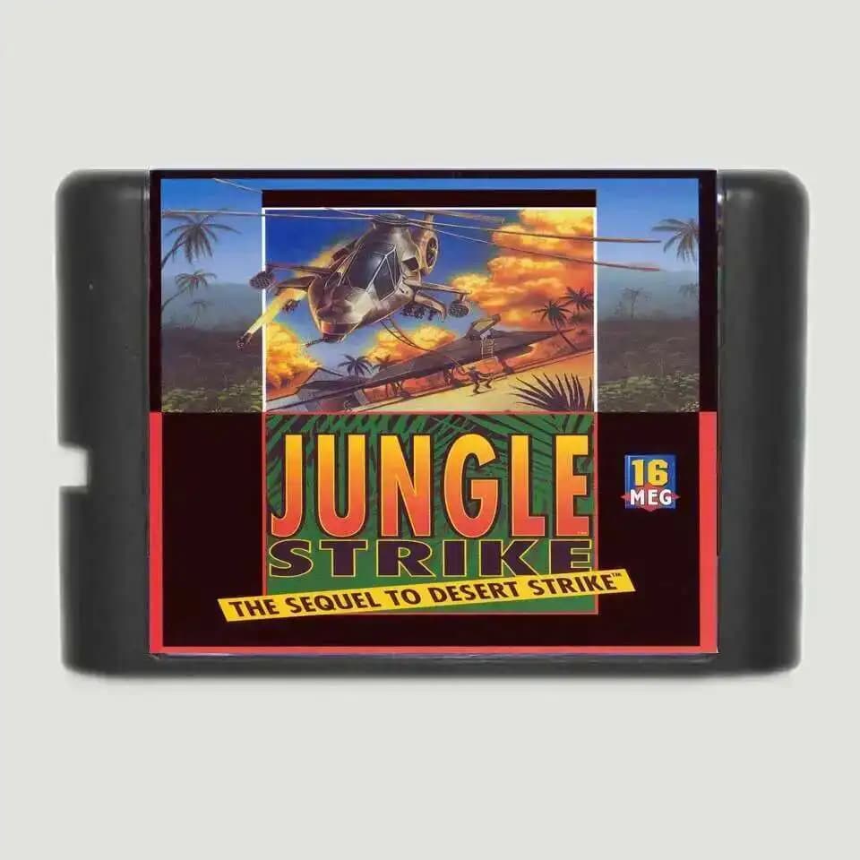 Carte de jeu Jungle Strike Region, Sega Mega Drive, Genesis, 16 bits, MD gratuit