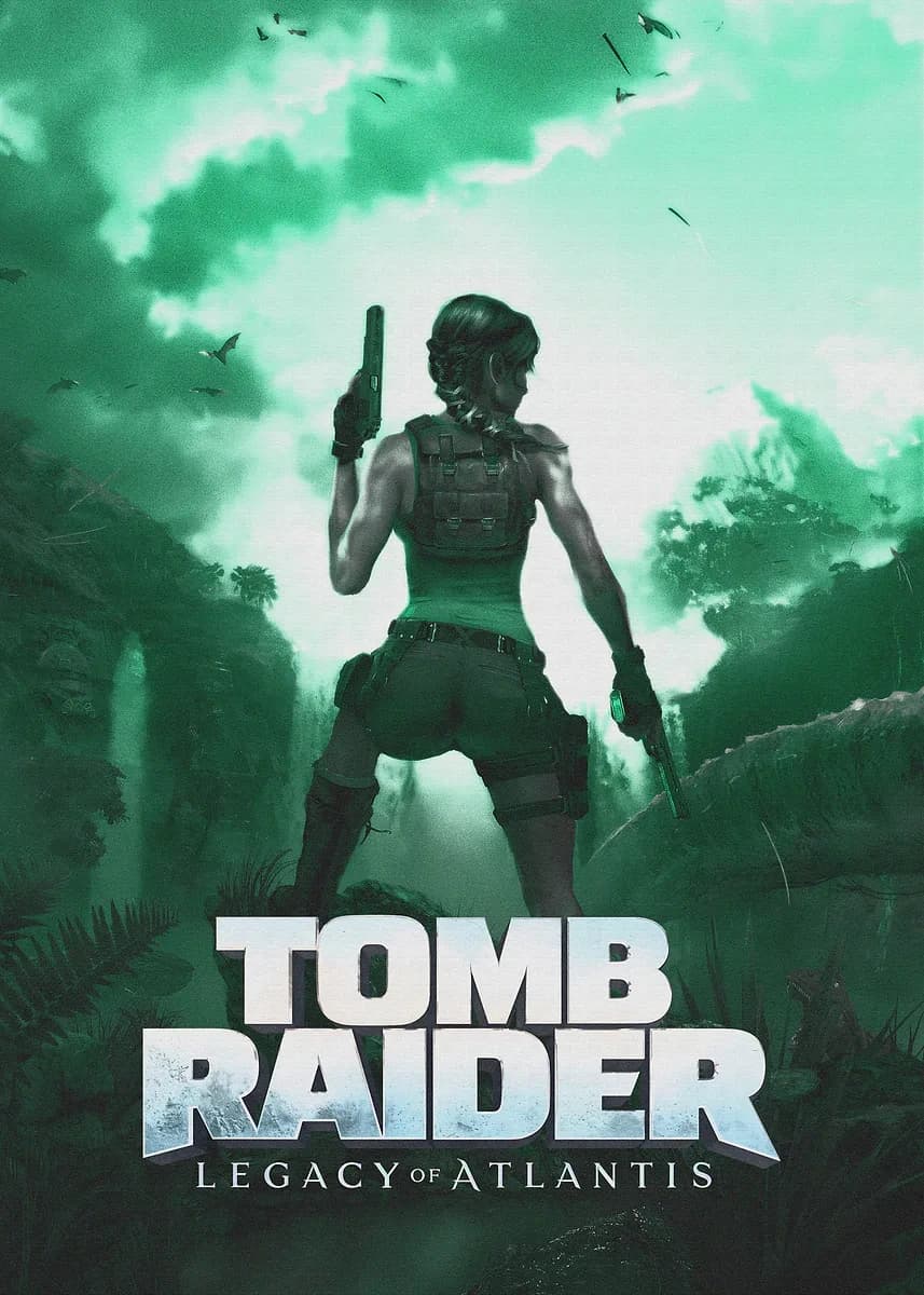 Affiches de jeux vidéo classiques Tomb Raider, impressions sur toile, tableaux muraux Tomb Raider, d